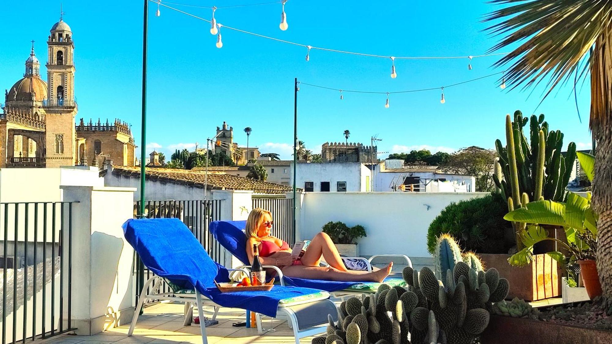 Palacio El Duende Old Town Parking Gratis Terraza Vista Catedral Alcazar Jerez de la Frontera Eksteriør bilde